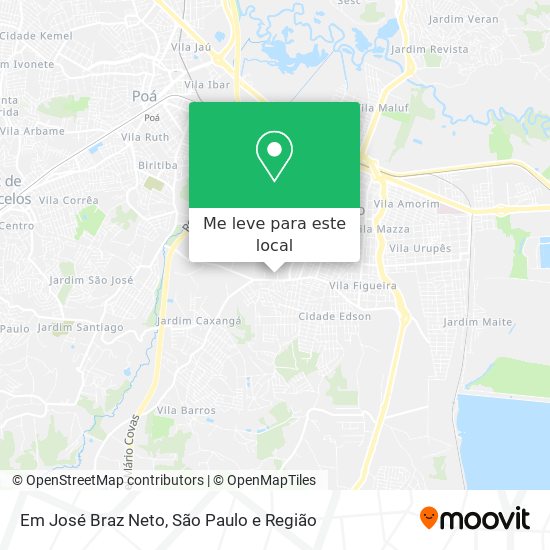 Em José Braz Neto mapa