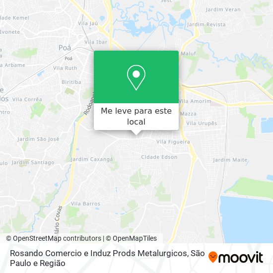 Rosando Comercio e Induz Prods Metalurgicos mapa