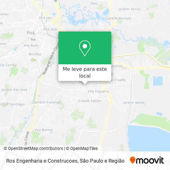 Ros Engenharia e Construcoes mapa
