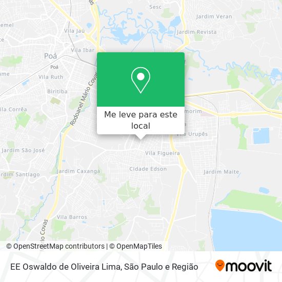 EE Oswaldo de Oliveira Lima mapa
