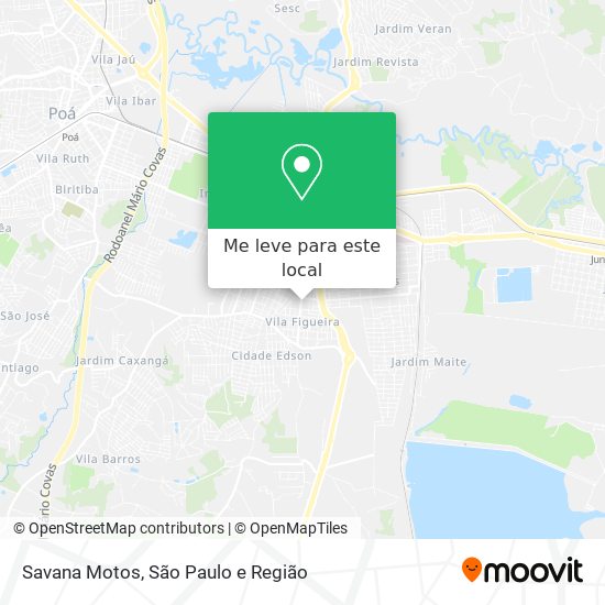 Savana Motos mapa