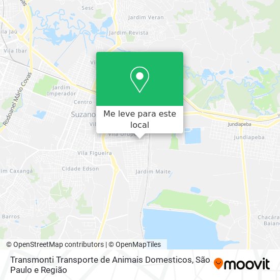 Transmonti Transporte de Animais Domesticos mapa