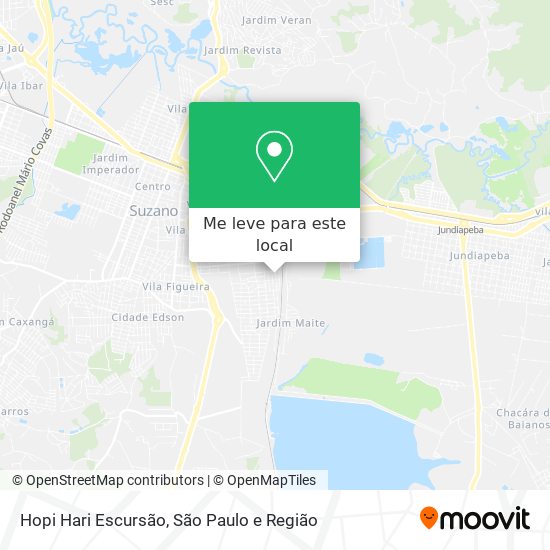 Hopi Hari Escursão mapa
