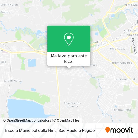 Escola Municipal della Nina mapa