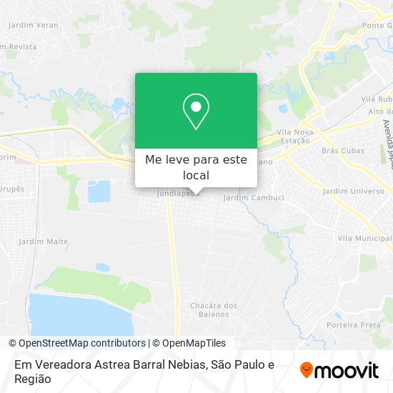 Em Vereadora Astrea Barral Nebias mapa