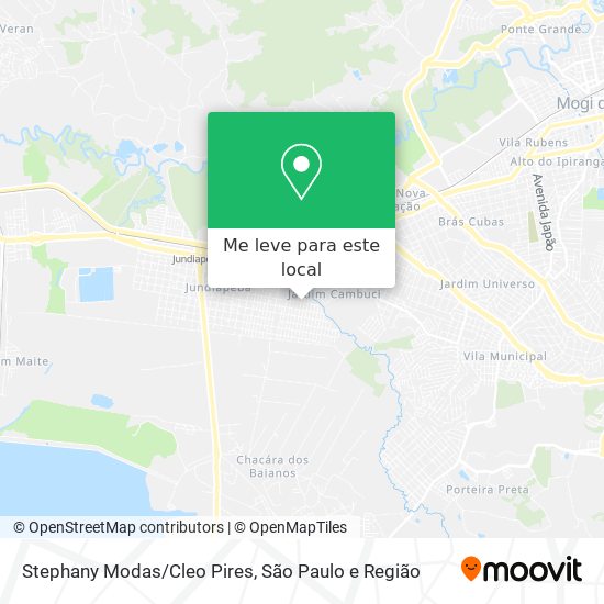 Stephany Modas/Cleo Pires mapa