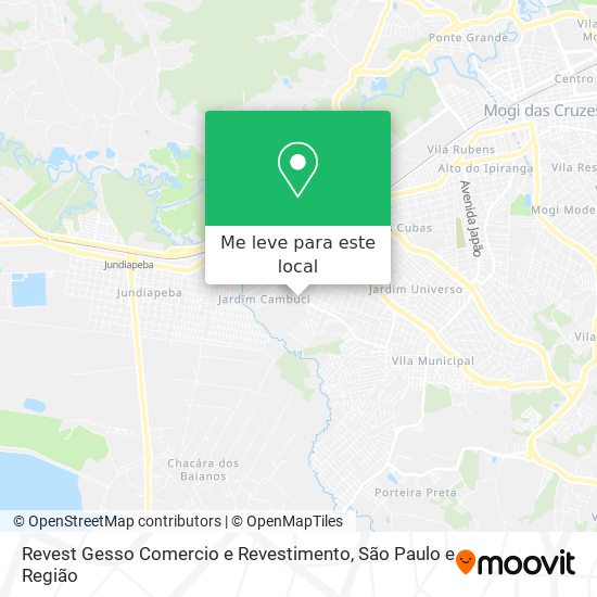 Revest Gesso Comercio e Revestimento mapa