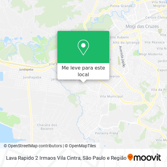 Lava Rapido 2 Irmaos Vila Cintra mapa