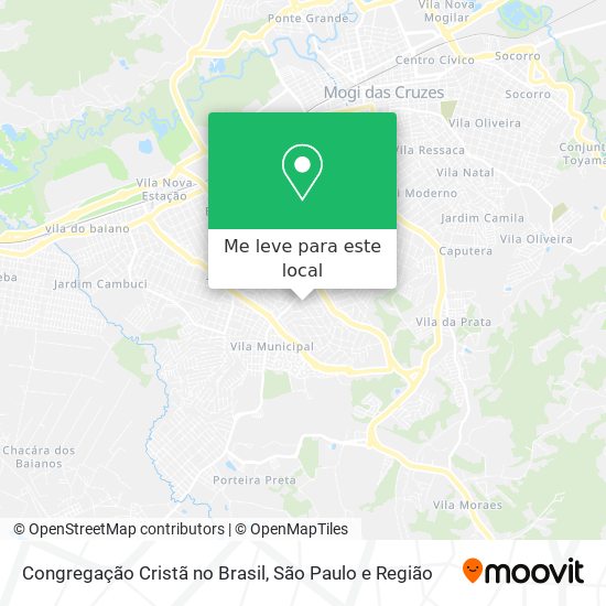 Congregação Cristã no Brasil mapa