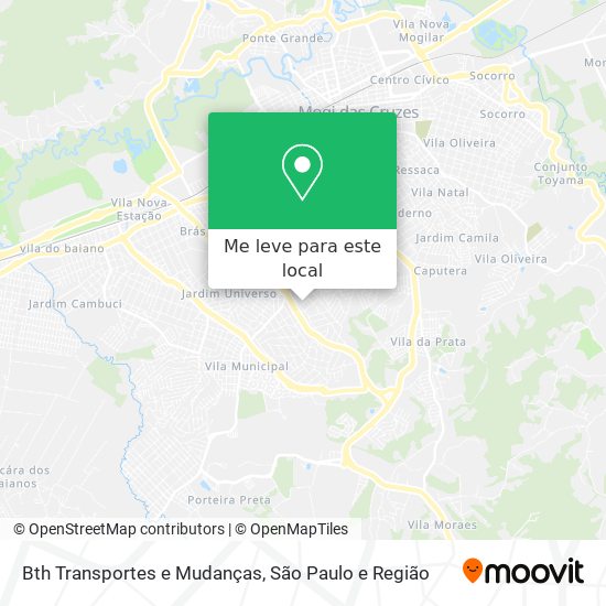 Bth Transportes e Mudanças mapa