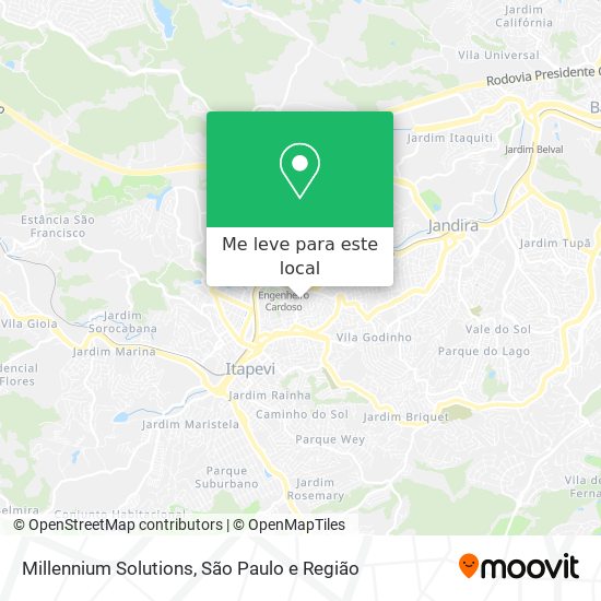 Millennium Solutions mapa
