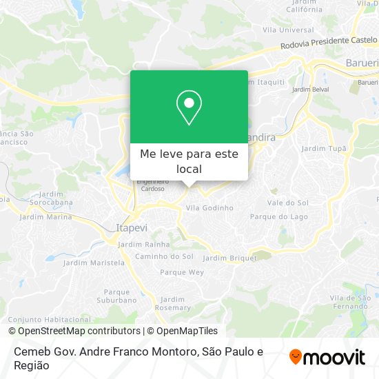 Cemeb Gov. Andre Franco Montoro mapa