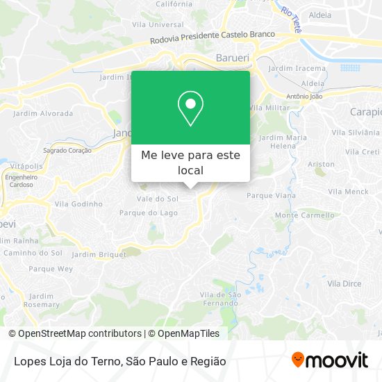 Lopes Loja do Terno mapa