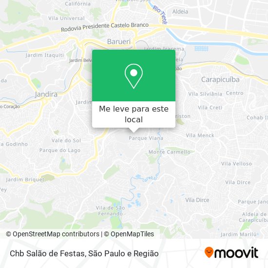 Chb Salão de Festas mapa