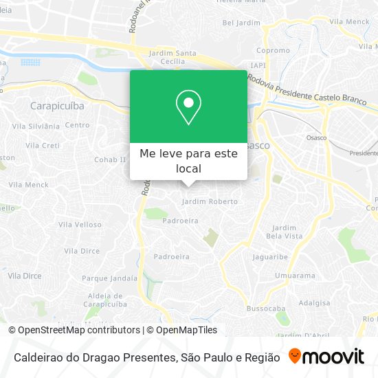 Caldeirao do Dragao Presentes mapa