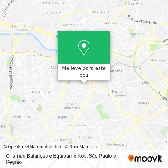 Crismaq Balanças e Equipamentos mapa