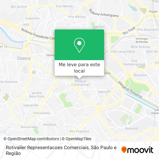 Rotivailer Representacoes Comerciais mapa