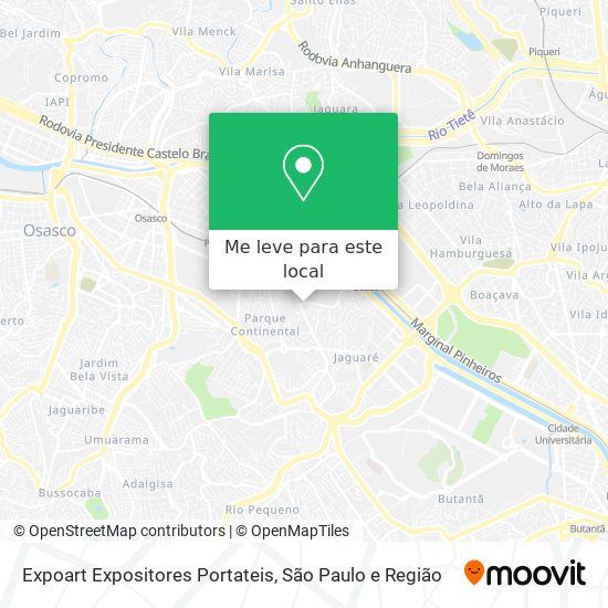 Expoart Expositores Portateis mapa