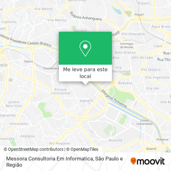 Messora Consultoria Em Informatica mapa