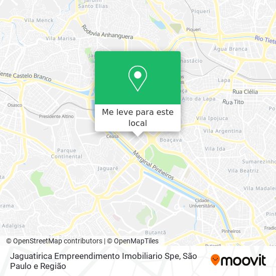 Jaguatirica Empreendimento Imobiliario Spe mapa