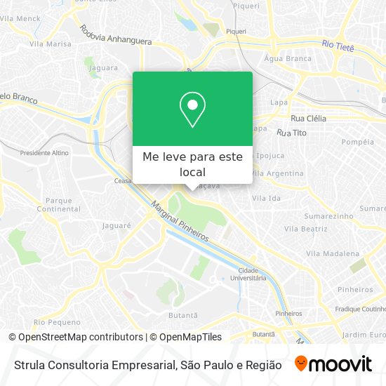 Strula Consultoria Empresarial mapa