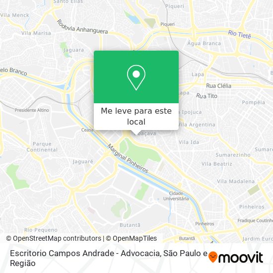 Escritorio Campos Andrade - Advocacia mapa