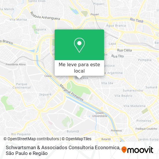 Schwartsman & Associados Consultoria Economica mapa