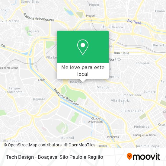 Tech Design - Boaçava mapa