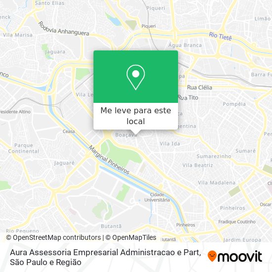 Aura Assessoria Empresarial Administracao e Part mapa