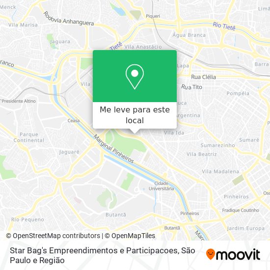 Star Bag's Empreendimentos e Participacoes mapa