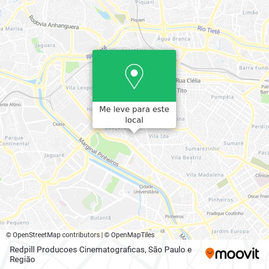 Redpill Producoes Cinematograficas mapa