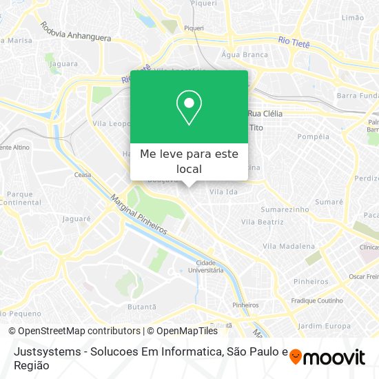 Justsystems - Solucoes Em Informatica mapa