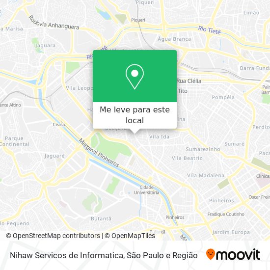 Nihaw Servicos de Informatica mapa