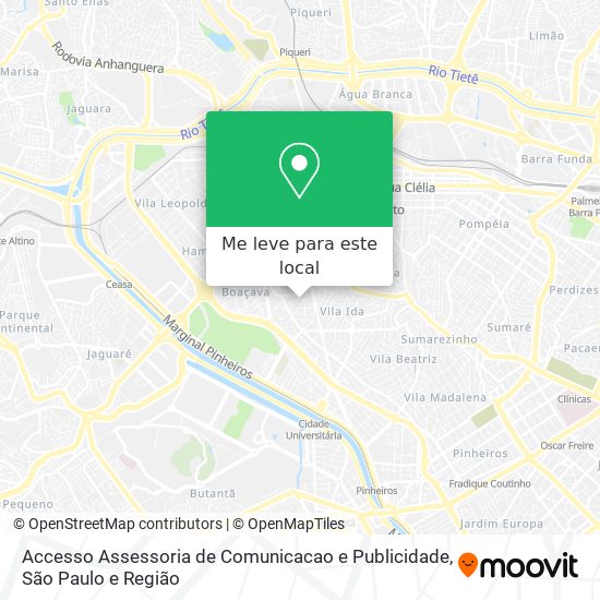 Accesso Assessoria de Comunicacao e Publicidade mapa