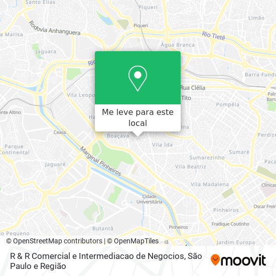 R & R Comercial e Intermediacao de Negocios mapa