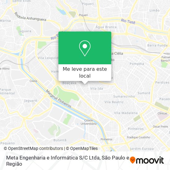Meta Engenharia e Informática S / C Ltda mapa