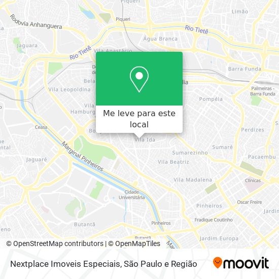 Nextplace Imoveis Especiais mapa