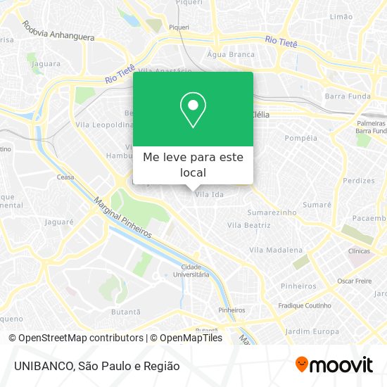 UNIBANCO mapa