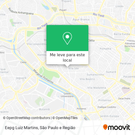 Eepg Luiz Martins mapa