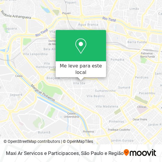 Maxi Ar Servicos e Participacoes mapa