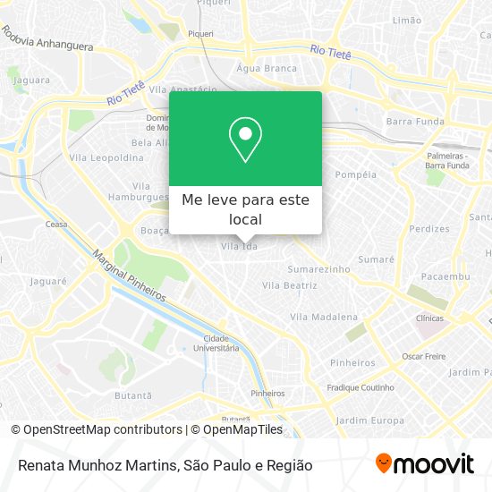 Renata Munhoz Martins mapa