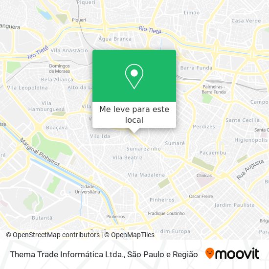 Thema Trade Informática Ltda. mapa