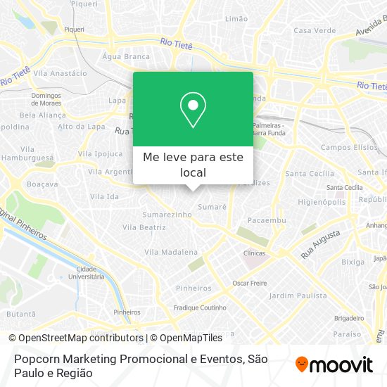 Popcorn Marketing Promocional e Eventos mapa