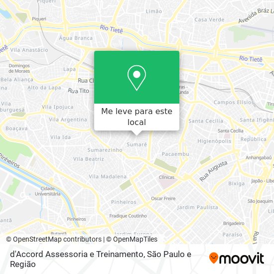 d'Accord Assessoria e Treinamento mapa