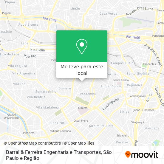 Barral & Ferreira Engenharia e Transportes mapa