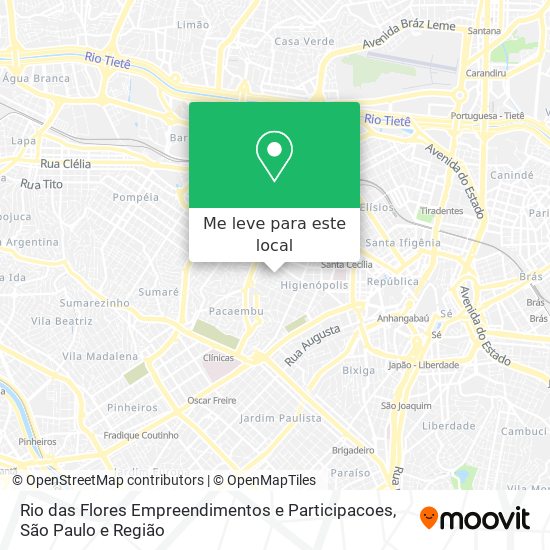 Rio das Flores Empreendimentos e Participacoes mapa