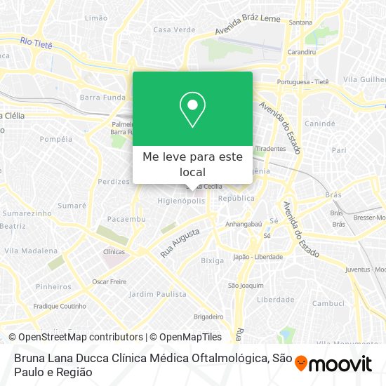 Bruna Lana Ducca Clínica Médica Oftalmológica mapa
