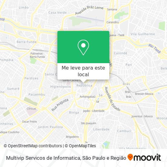 Multivip Servicos de Informatica mapa