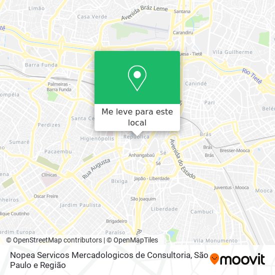 Nopea Servicos Mercadologicos de Consultoria mapa