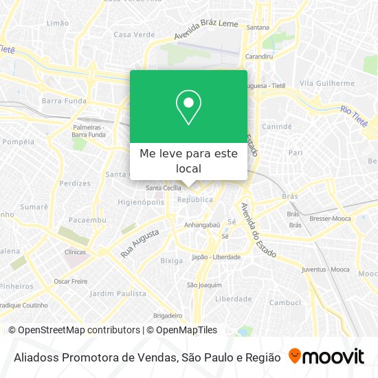 Aliadoss Promotora de Vendas mapa